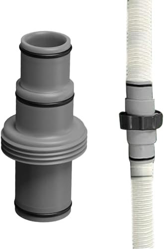 Poolschlauch Adapter, Adapter für Pool, Pool Schlauchadapter für Pumpe mit Innengewinde zum Verschrauben Für Ø 32 Und 38 Mm PoolSchlauch