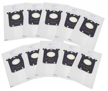 HGXLOWUA Lot de 10 Sacs À Poussière Compatibles avec Electrolux E201B, Philips FC8021, GR201, AEG FC9000, FC9049, HR8500, HR8350, FC9150(10PCS)