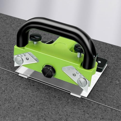 BDJSN PVC-Bodenschneider, Gehäuse Aus Aluminiumlegierung Und Basis Aus Edelstahl, Manuelles Bodenschäl-Konstruktionswerkzeug, Nahtloser Stoßmesser-Nahtschneider Für Zuhause, Büro, Dekoration
