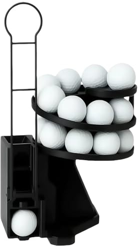 Ballspender, Easy Reload Design, 35/15/15 cm, Golf Ball Launcher Pro, automatische T -Shirt -Up -Maschine, einfach zu errichten, für Zuhause, Putten, Unterhaltung, Erholung, Hinterhof, Fahren