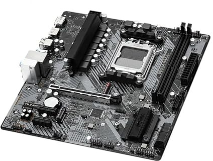 Scheda madre Fit For ASROCK B650M-H/M.2+, AM5, LGA 1718, B650, Micro ATX, DDR5, PCIe 4.0 M., LAN, 6+1+ fasi di alimentazione