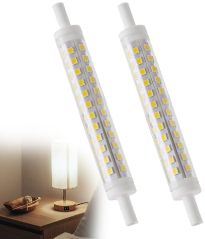 ZALAOR 2 Pack 118 mm R7S 9 W 3000 K Warm White Dimmable Linear LED Bulbs