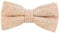 DonDon Herren Fliege 12 x 6 cm Baumwolle gebunden und längenverstellbar sand