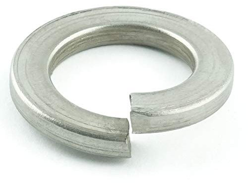 Eisenwaren2000 | Federscheiben M7 (20 Stück) - Federringe DIN 127 Form B - Sprengringe - Sperringe - Edelstahl A2 V2A - rostfrei