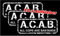 A.C.A.B. All cops are bastards Aufkleber 10er Pack