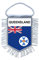Akachafactory Wimpel australien mini Flagge Fahne flaggen miniflagge Queensland