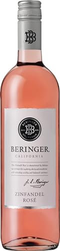 Beringer Classic Zinfandel Rose lieblich Kalifornien Wein, 750ml