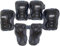 Best Sporting Schützer Set HQ für Kinder I Ellenbogenschoner / Handrückenschoner / Knieschoner in Größe XS/S I hochwertiges Skater Schützer Set in Grau I Robustes & stabiles Schonerset