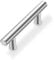 Drenky 10 piezas Plata Aleación de acero inoxidable tirador puerta corredera Cocina Armario Cajón Manija Tire del gabinete Manija con tornillos 64 mm Centros de orificio