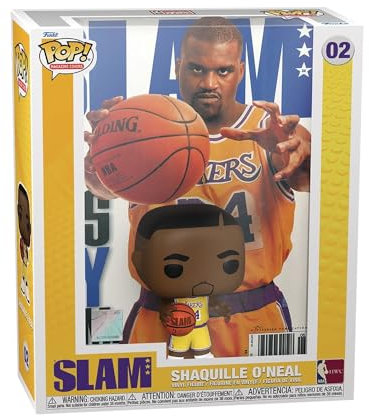 Funko Pop! NBA Cover: SLAM - Shaquille O'Neal - NBA + Slam Magazine - Vinyl-Sammelfigur - Geschenkidee - Offizielle Handelswaren - Spielzeug Für Kinder und Erwachsene - Sports Fans