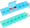 2 Pcs Pill Box, 7 Day 1 Time a Day Pill Dispenser Storage Case Portable Medicine Storage Box Tablet Boxes Pill Organiser for Medicines Supplements Vitamins Cod Liver Oil (Blue, Green)