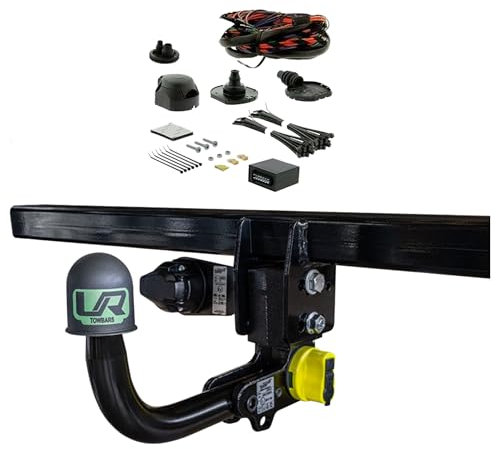 UmbraRimorchi Abnehmbare Anhängerkupplung, kompatibel mit Skoda Octavia Kombi 2004–2013 34006/VM+SK017B1 U und 7-polig 2009–2013