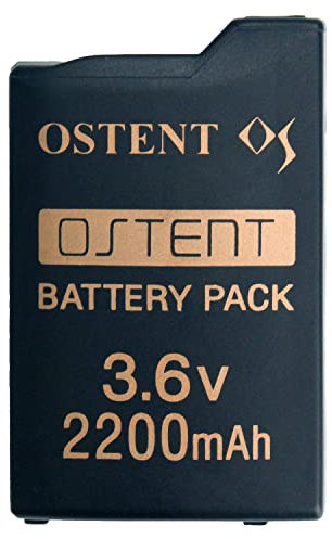 OSTENT Haute Capacité Qualité Réel 2200mAh 3.6V Lithium ION Li-ION Polymère Batterie Rechargeable Remplacement Version Améliorée pour Sony PSP 1000 PSP-280 Console de Jeux Vidéo