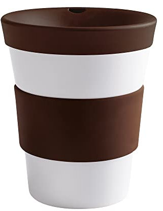 KAHLA 23H213A44014C cupit Becher 0,35 l chocolate brown To Go Becher aus Porzellan