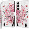 Rapuled Cover per Samsung Galaxy S23, Custodia a Libro per Samsung S23, Flip Caso in PU Pelle Premium Portafoglio Custodia con Slot Carte Protezione Magnetica [Interno TPU Antiurto] (Albero)