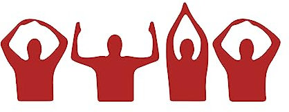 Ohio Fußball-Silhouetten-Aufkleber, Vinyl-Aufkleber, für Notebook, Autofenster, Laptop, 17,8 x 6,3 cm, Rot