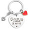 Cadeau Couple, Porte Clef Couple, Cadeau Amoureux pour Homme, Cadeau Couple Noel, Cadeau pour Son Copain, Cadeau Saint Valentin Couple, Porte Clé Couple Copine Copain, Cadeaux Noël Je t'aime Amour