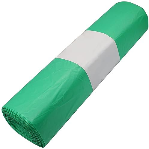 Bolsas de basura de 120 litros, bolsas de basura verdes de 70 x 110 cm, bolsas de basura (paquete de 200 unidades)