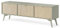 Mueble de TV 158 cm Forest, Mueble de televisor, Mueble de televisión, Color eucalipto Beige, Muebles de salón, Mueble de TV con Patas (Eucalipto)