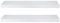 eSituro White Floating Shelves, Set of 2, Small 60cm, for Living Room Decor, PU-Finished Wooden Wall Shelves for Bedroom Modern, Easy to Install