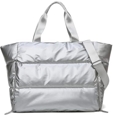 Balakaka Sporttasche Damen 35L, 3 in 1 Puffer Bag mit Nasse und Trockener Tasche, Wasserdicht Tasche Damen Groß Kapazität für Fitness Reisen Yoga