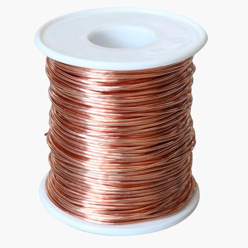 IkErna Filo Di Rame 1 M, Diametro 2,3-5 Mm Filo Artigianale Perline per la Produzione Di Bracciale e Fai-Da-Te/3Mm