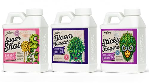Xpert Nutrients Bloom Pack 3 x 250 ml para una floración explosiva y una producción masiva, aceleradores líquidos para una floración fuerte
