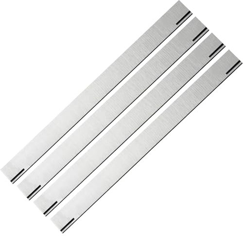 10-1/5-Inch HSS Planer Blades for Elektra HC260, Metabo HC260C HC260M HC260K Electric Planer Power Tool,10-1/5 x 3/4 x 1/8, Single Edge- Set of 4