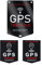 Acryl GPS Warnschild Aufkleber Set GPS Tracking Geeignet für Roller Fahrräder etc, Warnhinweis Sticker Innen- und Außenbereich, Diebstahl Schutz Klebesticker, Hinweissticker GPS alarmgesichert