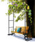 Arcade de Rosiers,Arche en Métal,Arceau de Jardin pour Plantes grimpantes,Arcade de Jardin en Acier Noir, Tonnelle de Jardin,Arche Mariage pour décoration(Size:L140xW40xH230cm)