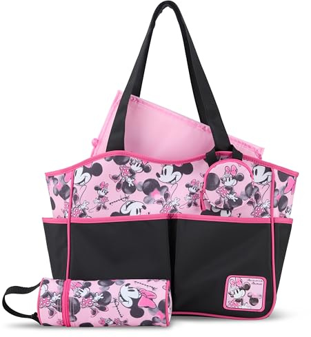 Disney - Minnie Mouse Tote Diaper Bag, Tote Unisex - Bimbi 0-24
