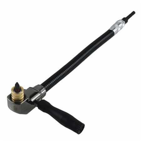 LUOFENG 90 Grad rechtwinkliger elektrischer Bohrmaschinen-Eck-Bohrfutter-Adapter, schmaler Raumbohrer, Zubehör