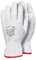 Rocard® | 12 Paia | Guanti da Lavoro in pelle In Fiore Bovino Elastico Stringipolso ed Orlo | Taglia 10 | Colore: Bianco |