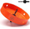 Scie cloche - 160 mm - Orange - Acier rapide HSS M42 bi-métal - Scie cloche avec tige hexagonale et foret avec profondeur de coupe de 35 mm - Pour bois, construction sèche et tôle métallique