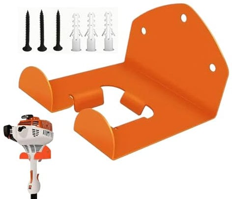 Soporte De Pared para Desbrozadora, Soporte De Pared para Desbrozadora, Organizador De Garaje, Soporte De Pared para Herramientas De Jardín, Soporte Herramientas Pared para Garajes, Jardines