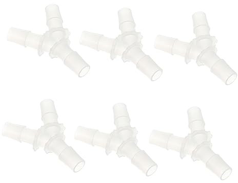 Cabilock 6stücke -kunststoff-schlauchverbinder Y-form Schlauchanschluss Teile Zubehör Für Bewässerungssystem Reparieren Und Verlängern Von Wasserschläuchen