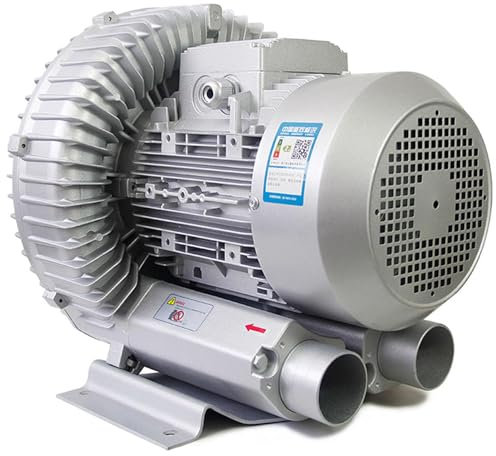 DDZJTPP 120-1500W Seitenkanalverdichter Regeneratives Gebläse 220V 50Hz Einphasige Vortex-Gas-Pumpe Radialventilator Radialgebläse Zum Luftblasen,Absaugen,Abwasser Belebungs,120W/0.16HP