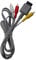 The Game Sanctum AV TV Cable for Nintendo Wii RCA Composite Audio Video Lead for Wii Console to Standard TVs – 1.8m Length (Also Compatible with Wii U)