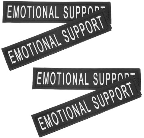 SEWOART Pu Reflektierende Aufnäher Für Hundegeschirre Abnehmbare Selbstklebende Patches Leicht Und Langlebig Für Haustierwesten Und Brustgurte Nachtspaziergänge