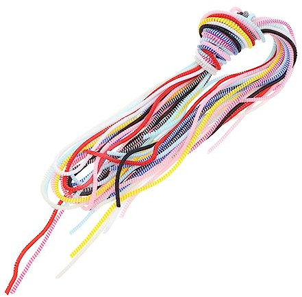 NUOBESTY 12pcs Data Cable Protection Rope Cable Sleeve Wire Hider for Desk Spiral Cord Protector