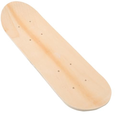 Supvox DIY Blank Skateboard Deck für Großes Unbemaltes Skateboard Lagigem Ahornholz für Graffiti Malerei und Kreative Projekte Leicht Tragbar und Langlebig für Anfänger und Profis