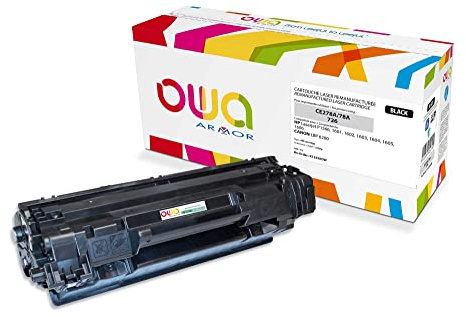 Armor CE278 A/726 Black Remanufactured Laser Toner Cartridge Compatible with Laserjet Professional Printer