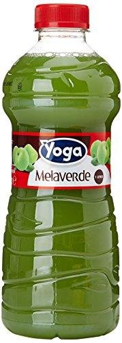 6X Yoga Mela Verde Fruit Juice Green Apple Soft Drink Bottle Fruit Pulp 1lt