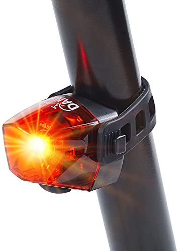 DANSI Fahrrad Rücklicht LED I Aufladbar I StVZO zugelassen I Rücklicht Fahrrad, Rücklicht Ebike, Fahrradlicht hinten, fahrrad rücklicht led
