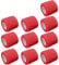 Mintice 10 X Self Adhesive Cohesive Wrap Bandages Strong Elastic First Aid Tape Red Color for Wrist Ankle Sport 4.5mx5cm