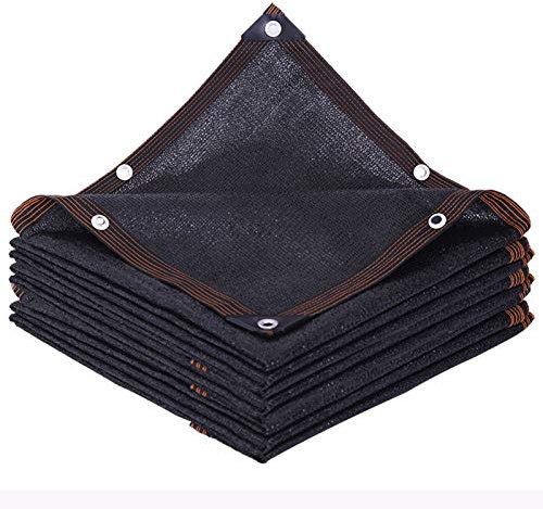 AWSAD Filet D'ombrage Tissu De Protection Solaire Toile D'ombrage pour Noir Bord Scotché avec 95% De Résistante UV pour Les Jardins Dog Houses Wimming Pools Carports (Size : 4x4m)