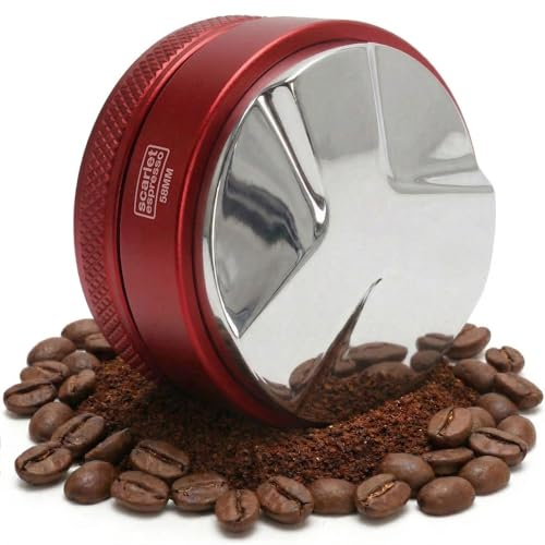 scarlet espresso | Kaffee Distributor »Grande TRE« – Kaffeverteiler für gleichmäßige Verteilung im Siebträger 5–13mm einstellbar – Leveler für präzise Espresso-Zubereitung – 53 mm