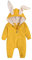 Verve Jelly Neugeborenes Baby Jungen Mädchen Hase Ostern Outfits Säuglings Langarm Hoodie Strampler Overall Pyjamas Set Gelb 2 59 0-3 Monate