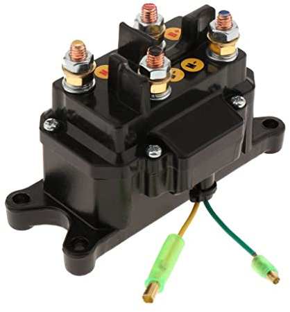 12V 250A DC Windenrelais Motor Magnetschalter Seilwinde Kontrollkasten (Color : United States)