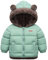 Xiaojiu Blouson-Manteau à Capuche Fille Garçon - Trench-Coat Automne Hiver Chaud Coupe-Vent Personnalisable - 12-18 Mois